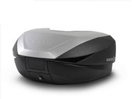 SHAD SH59X black with aluminium cover with Premium Smart lock and backrest - Motorcycle Case