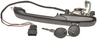 ACI external front door handle with lock insert for cars with central locking, left 5835Z41 - Car Door Handle
