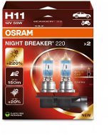 OSRAM H11 Night Breaker 220, +220%, Duo Box - Car Bulb