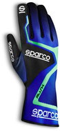 Sparco Rush Kartingové rukavice, barva modro-zelená, velikost 10 - Driving Gloves