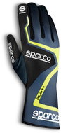 Sparco Rush Kartingové rukavice, barva šedo-žlutá, velikost 10 - Driving Gloves