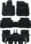 Car Mats REZAW-PLAST Rubber car mats, Hyundai Santa Fe IV, 2020- , 7 seats, Facelift - Autokoberce
