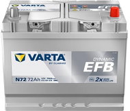 Car Battery VARTA N72 - 72Ah, 12V, EFB 572 501 076 - UAMK In-Car Installation - Car Battery