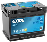 EXIDE START-STOP AGM, 62Ah, 12V, EK620 - Autobaterie