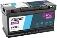 Car Battery Exide Micro-hybrid AGM 12V/96Ah EK960 - UAMK Car Installation - Car Battery