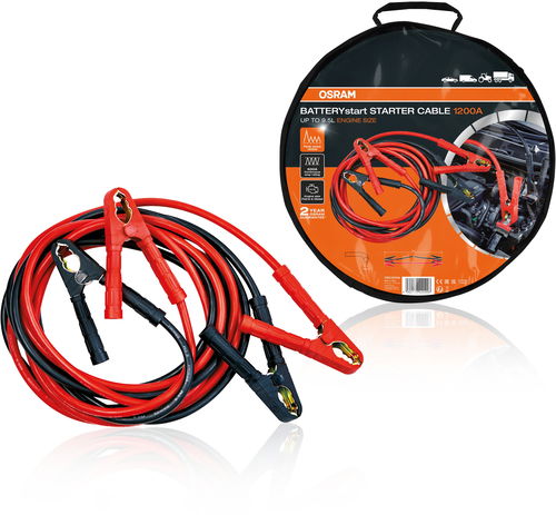 OSRAM startovací kabel 12/24V, 1200A, hliník/měď - Startovací kabely - Hlavní obrázek