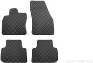 ACI PREMIUM mats black (hand-stitched leatherette) set of 4 for MB "C-class" (W205) 7/2018-2021 - Car Mats