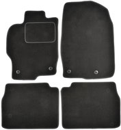ACI textile mats black EXCLUSIVE original fixation (set of 4) for Mazda 6 8/2007-2012 - Car Mats
