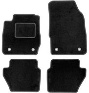ACI textile mats black, round fixation (set of 4) for Ford FIESTA 2013- 2017 - Car Mats