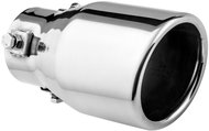ASSO stainless steel exhaust tip round, outer diameter 76 mm, length 130 mm - Exhaust Tail Pipe