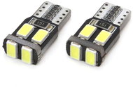 AMIO LED 12V 1,76w 3x SMD white 5600k (socket w2,1x9,5d/ T10) compatible with CAN-BUS - LED Car Bulb