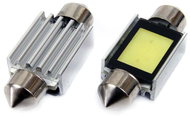 AMIO LED 12V 1,78W 3x SMD s chladičem bílá 5600k (patice SV8,5 délka 36 mm) kompatibilní s CAN-BUS  - LED Car Bulb
