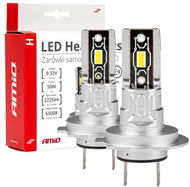 AMIO LED H7 50W - bílá (patice PX26d), sada 2 ks - LED autožárovka