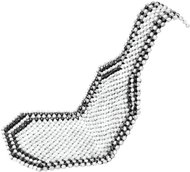 AMIO Retro seat cover, wooden balls, white - Car Accessories