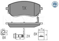 MEYLE Arm 025 226 6021/PD - Suspension Arm
