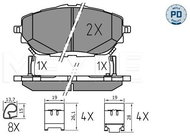 MEYLE Shoulder 025 227 8218/PD - Suspension Arm