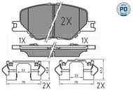 MEYLE Arm 025 228 3819/PD - Suspension Arm