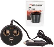 4CARS Car Adapter with USB and battery indicator - Car Charger