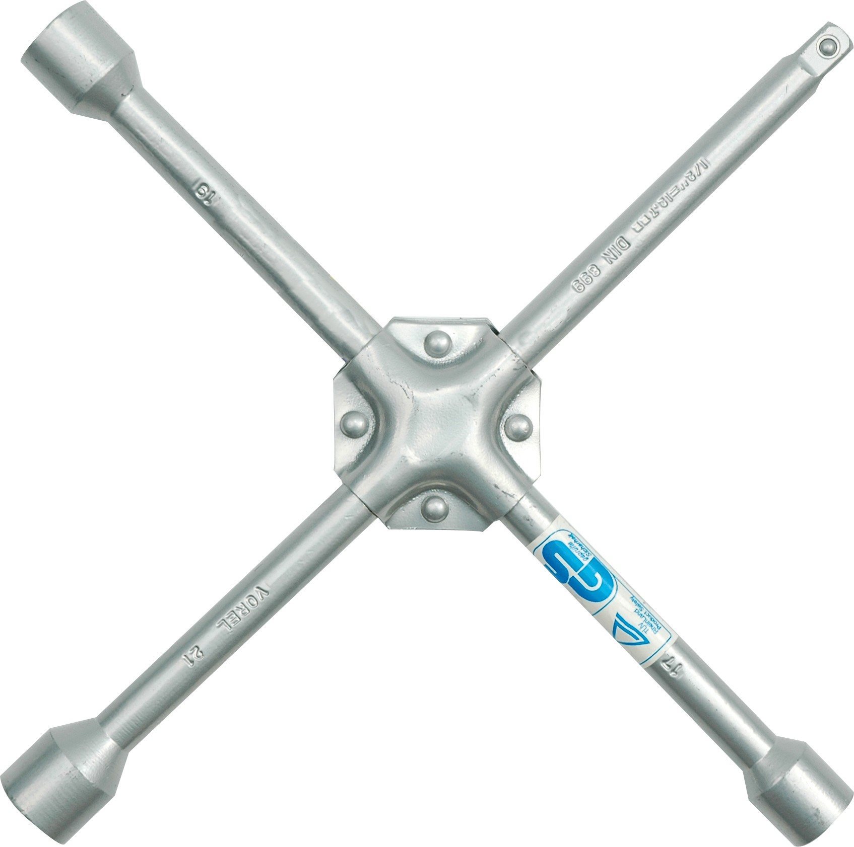 COMPASS Kerékkulcs, megerősített 17-19-21-1/2"