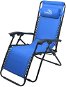 LIVORNO Camping Armchair, Adjustable Blue - Camping Chair