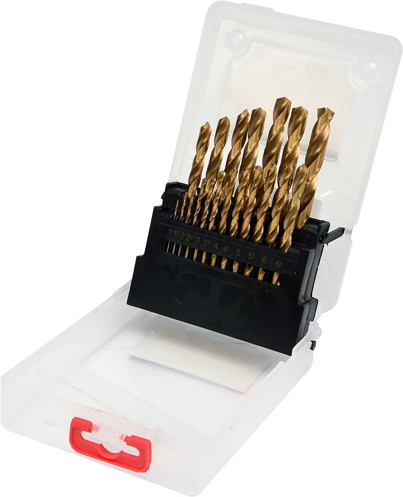 YATO HSS-TiN Fémfúrószár készlet, 19 db, 1-10 mm