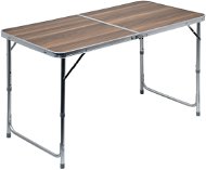 Kempingový stôl Cattara Double, hnedý - Kempingový stůl