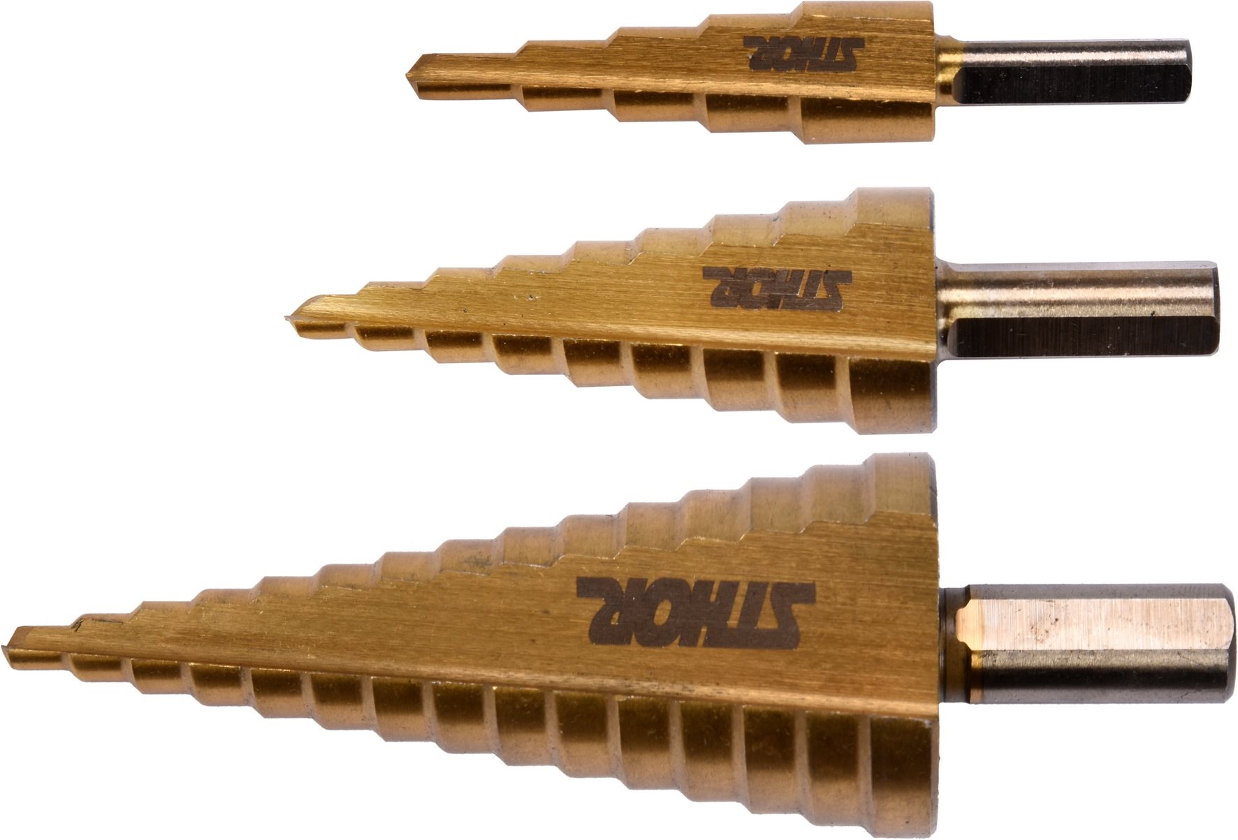Sthor lépcsős fúrószár készlet, 3 db, 4-32 mm
