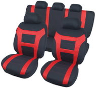 CAPPA car seat covers ENERGY Lima, black/red - Car Seat Covers