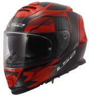 LS2 FF800 STORM II-06 TRACKER helma černá/červená vel. L - Motorbike Helmet