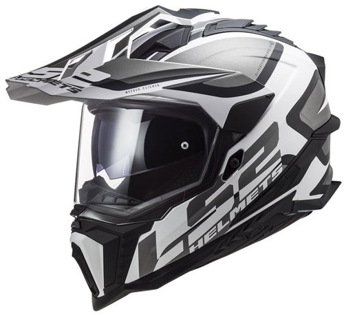 LS2 MX701 EXPLORER-06 HPFC ALTER adventure helma matná-bílá vel. L - Motorbike Helmet - Main image