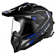 LS2 MX701 EXPLORER-06 CARBON ADVENTURE helmet blue - Motorbike Helmet