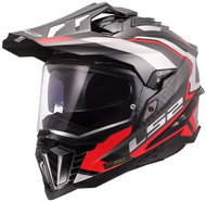 LS2 MX701 EXPLORER-06 CARBON FRONTIER adventure helmet red size. S - Motorbike Helmet