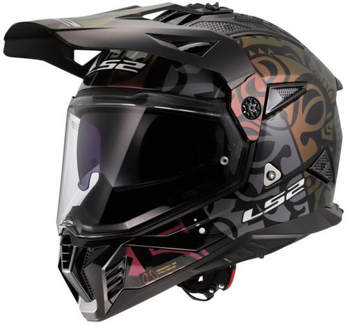 LS2 MX702 PIONEER II-06 RANGI adventure helmet black vel. M - Motorbike Helmet - Main image