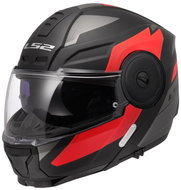 LS2 FF902 SCOPE II-06 DURIA flip-up helmet black/red - Motorbike Helmet