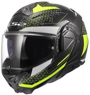 LS2 FF910 ADVANT II ASTRAL flip-up helmet H-V-yellow sized. XL - Motorbike Helmet