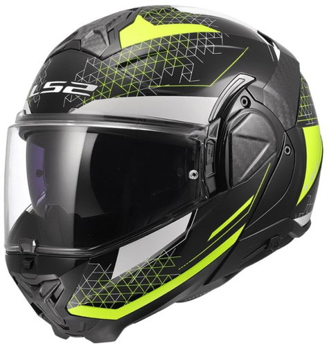 LS2 FF910 ADVANT II ASTRAL flip-up helmet H-V-yellow sized. XXL - Motorbike Helmet - Main image