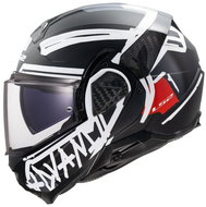 LS2 FF910 ADVANT II TAPE flip-up helmet black - Motorbike Helmet