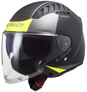 LS2 COPTER II-06 URBANE scooter jet helmet matt Hi-Vis yellow - Scooter Helmet