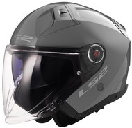 LS2 INFINITY II-06 HPFC scooter jet helmet nardo grey - Scooter Helmet
