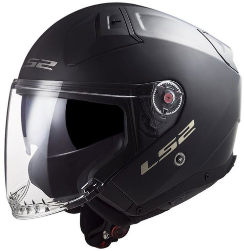 LS2 INFINITY II-06 HPFC scooter jet helmet matte black size 3XL - Scooter Helmet - Main image
