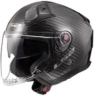 LS2 INFINITY II-06 CARBON scooter jet helmet gloss black - Scooter Helmet