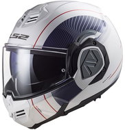 LS2 ADVANT COOPER tipping helmet white / blue size 3XL - Motorbike Helmet