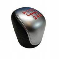 PROTEC Shift lever head, Ford Transit Tourneo / Custom 09/2012 6st silver red - Gear Stick