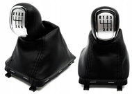 PROTEC Gear lever with cuff, Škoda Yeti 2009 - 2012 6st silver - Gear Stick