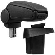 PROTEC Armrest, Fiat Sedici, synthetic leather, black from 2006 - Elbow Rest