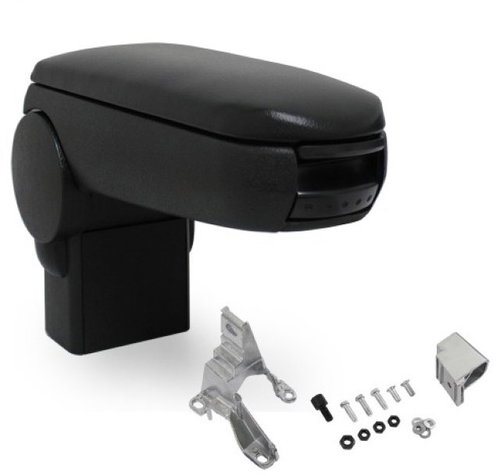 PROTEC Armrest, Skoda Octavia I, synthetic leather, black 1996 - 2010 - Elbow Rest - Main image