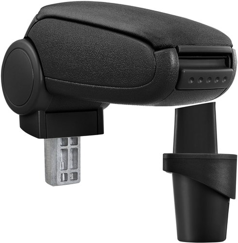 PROTEC Armrest, VW Caddy 2K textile black 2003 - 2018 - Elbow Rest - Main image