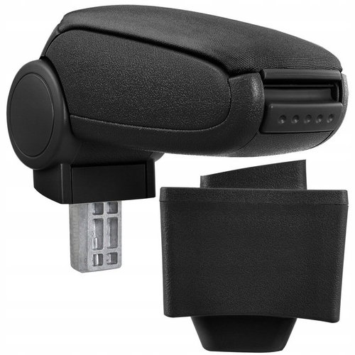 PROTEC Armrest, Audi A3 8L textile black 1996 - 2003 - Elbow Rest - Main image