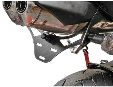 R&G Racing License plate holder, Honda CBR600RR '03-'06, CBR1000RR '04-'07, black - Motorcycle Licence Plate Bracket - Main image