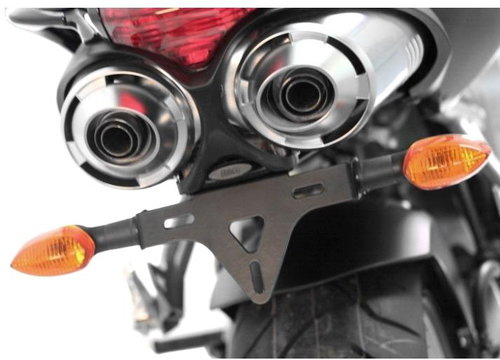R&G Racing License plate holder, Yamaha FZ6 / Fazer 600 '04-, black - Motorcycle Licence Plate Bracket - Main image